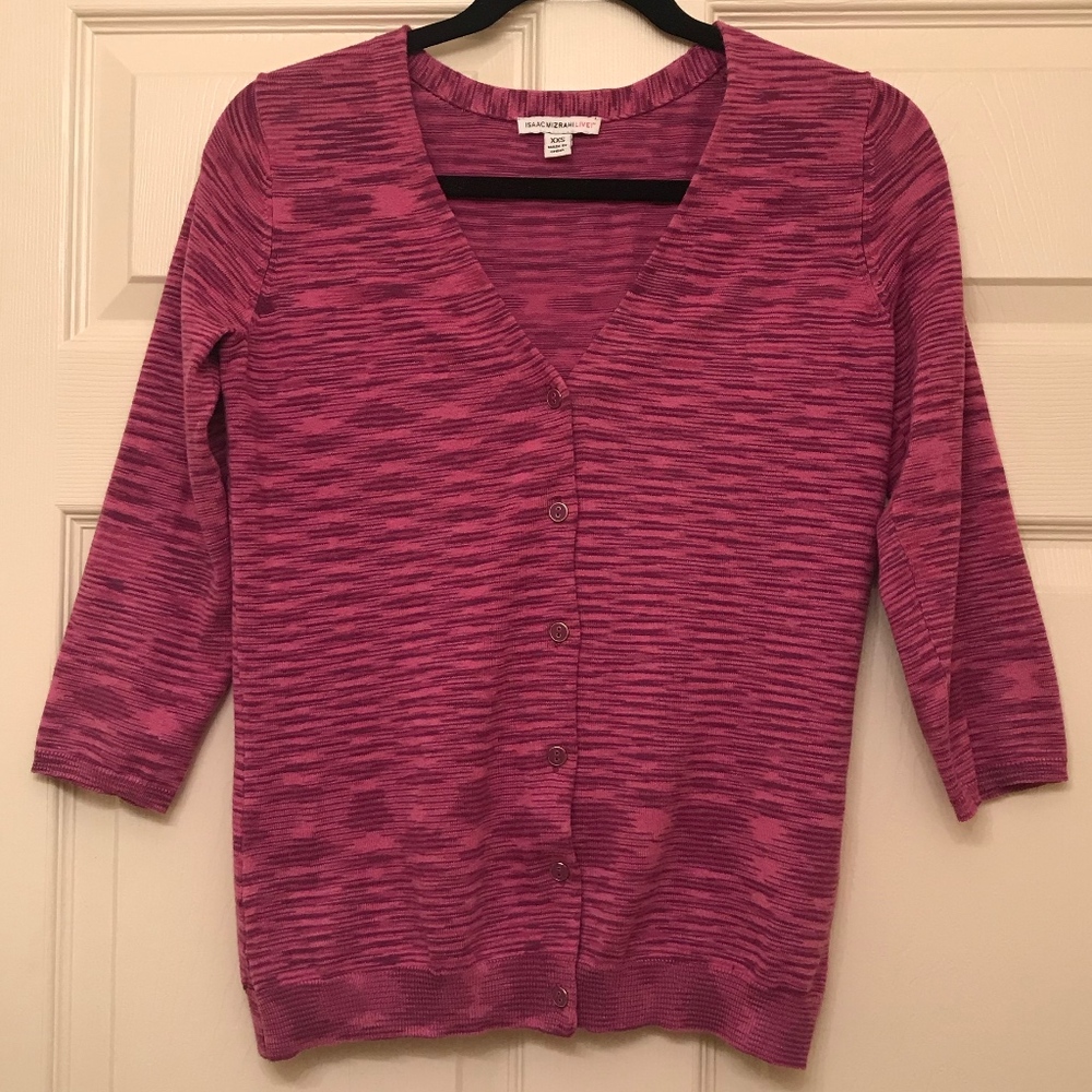 Isaac Mizrahi Live 3/4 Sleeve Cardigan Sz XXS, NEW